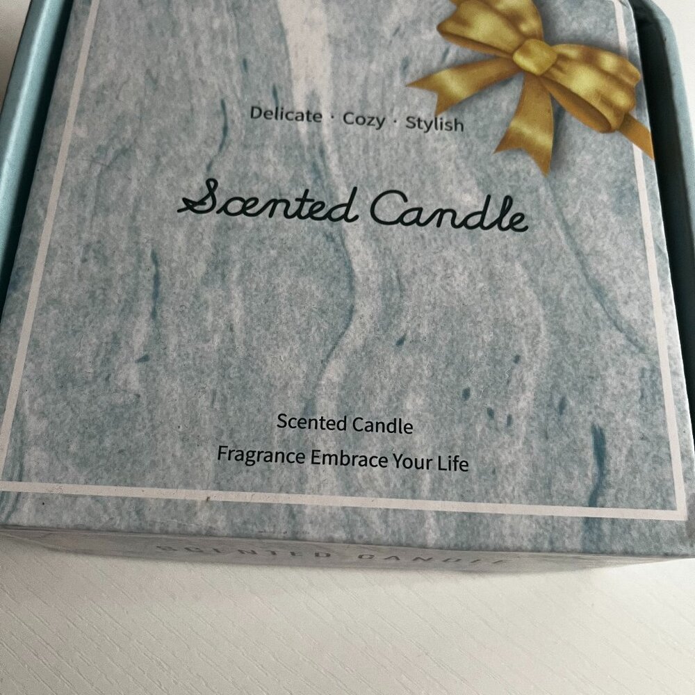 box of 4 scented candles